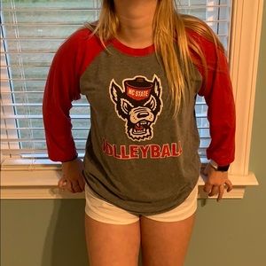 NC state baseball fit T-shirt